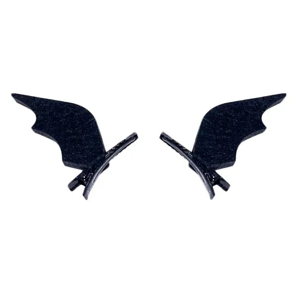 1 Pair Black Devils Wing Hair Clips Gothic Cosplay