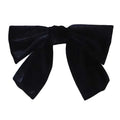 1 Piece Halloween Black Velvet Bowknot Hair Clip Cosplay