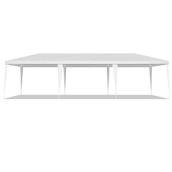 10'x30' Outdoor Party Tent with 8 Removable Sidewalls, Waterproof Canopy Patio Wedding Gazebo, White (self-pickup ONLY)