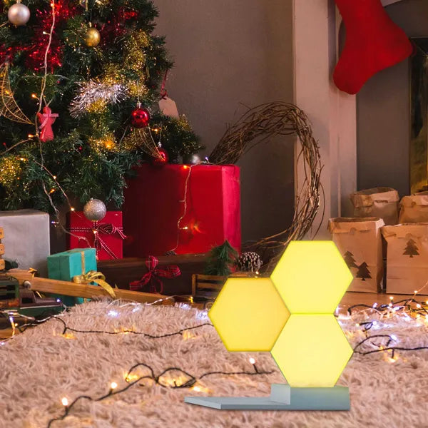 11Pack WiFi Smart LED Light Kit DIY Night Lamp Voice Control 16 Million Color Compatible with Alexa Google Home