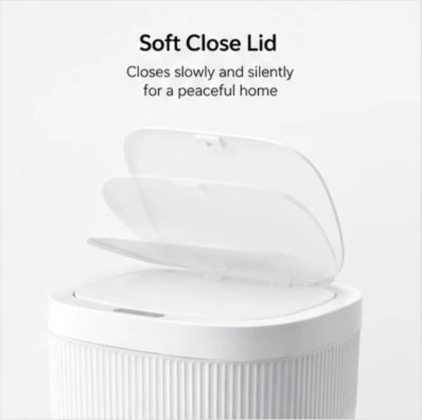 12L-50L Automatic Touchless Sensor Trash Can Combo Set, Waterproof Smart Motion Sensor Garbage Bin, Quiet Close Odor Control Waste Container for Kitchen Bathroom Office Bedroom Home Use