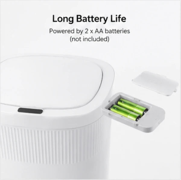 12L-50L Automatic Touchless Sensor Trash Can Combo Set, Waterproof Smart Motion Sensor Garbage Bin, Quiet Close Odor Control Waste Container for Kitchen Bathroom Office Bedroom Home Use