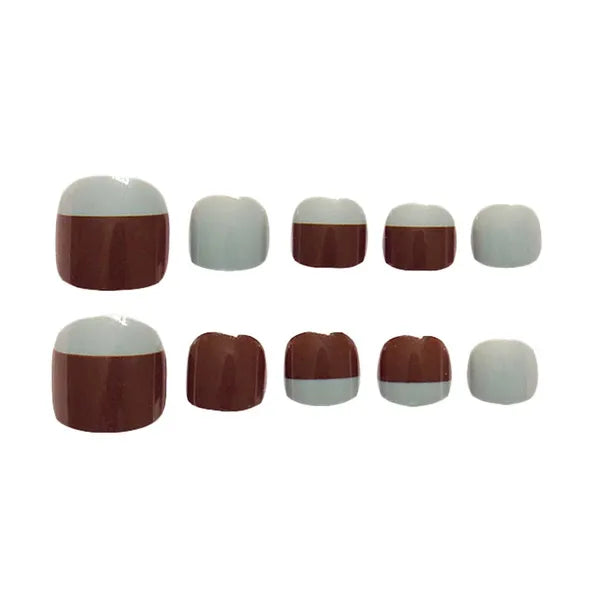 2 Box Artificial Nails Simple Style False Nails