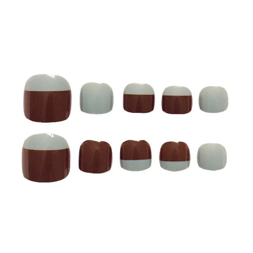 2 Box Artificial Nails Simple Style False Nails