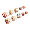2 Box Leopard Print False Toenails Full Wrap