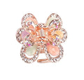 2 Pcs Rhinestone Hair Claw Clips Bling Butterfly 7