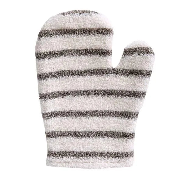 2 Pieces Thicken Double Side Linen Bath Mitts