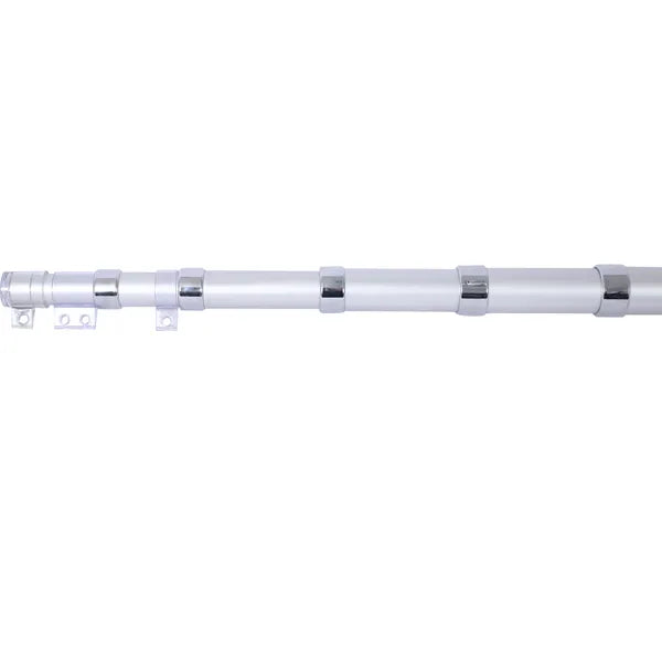 25FT Telescopic Flag Pole Kit, Sectional Flag Pole Kit, Extra Thick Heavy Duty Aluminum Flagpole, Outdoor Inground Flag Poles with Topper Balls for Yard, Residential or Commercial
