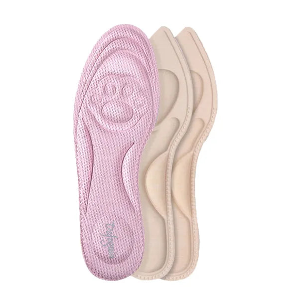 4 Pairs Replacement Shoe Insoles for Women Heel Liner Cushion