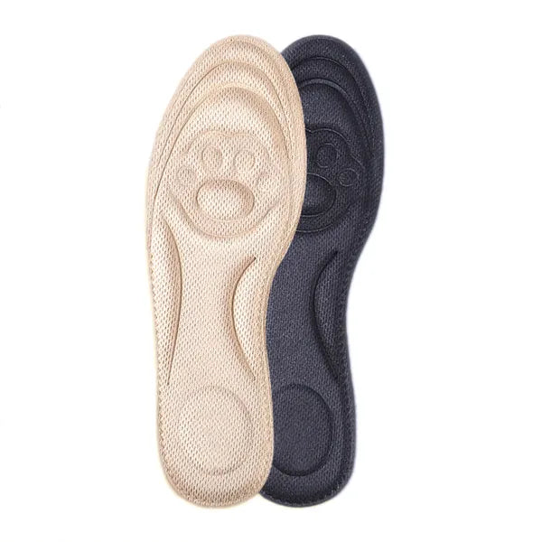 4 Pairs Replacement Shoe Insoles for Women Two Colors