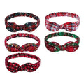 5 Pcs Christmas Headbands Women Boho Bow Headband Turban