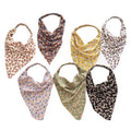 7 Pcs Floral Hair Scarf Chiffon Elastic Head Kerchief