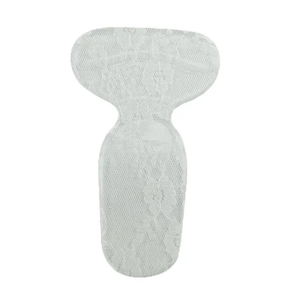 8 Pack Heel Cushion Inserts Lace Decor Transparent
