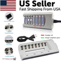 8 Slot Battery Charger Ni-MH Ni-CD AA AAA