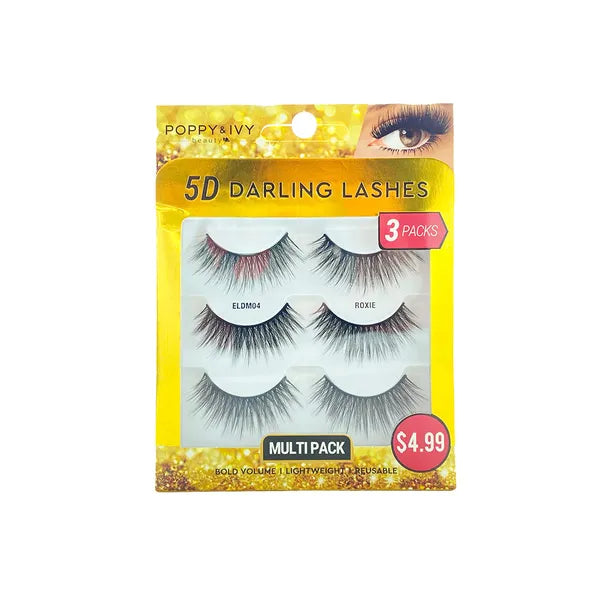 ABSOLUTE Poppy and Ivy 5D Darling Lashes 3-Pack