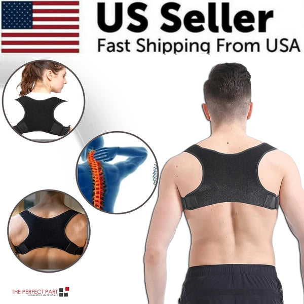 Adjustable Posture Corrector Back Shoulder Support Brace