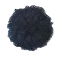 Afro Puff Drawstring Hair Bun Extension Short Black