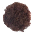 Afro Puff Drawstring Hair Bun Extension Short Brown