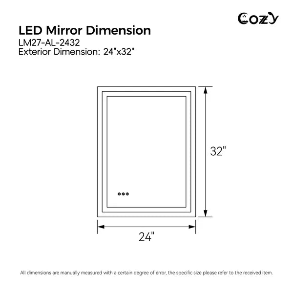 Bathroom Mirror Modern 32 Inches