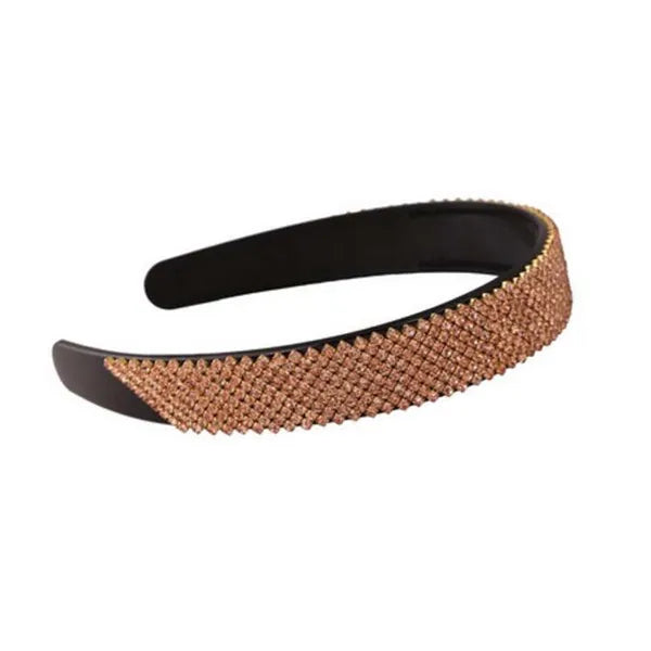 Beaded Hair Hoop Bling Bling Headband Women Accessory