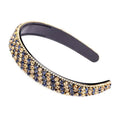 Beaded Hair Hoop Wide Hairband Rhinestone Headband