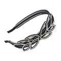 Bling Bling Rhinestone Headband Leaves Hair Hoop