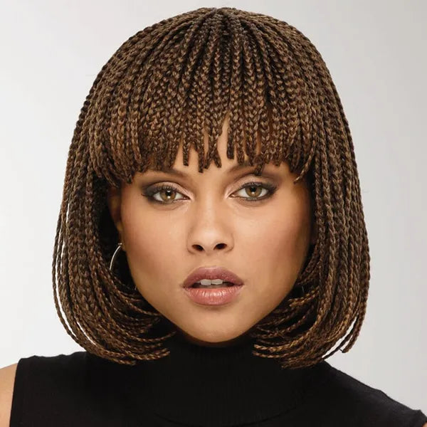 Braid Wig Female Short Hair Bob Head Box Braid