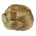 Braided Brown Hair Bun Hairpiece Updo