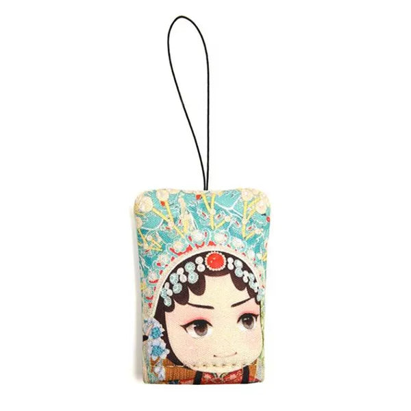 Chinese Style Blue Peking Opera Cleaning Cloth