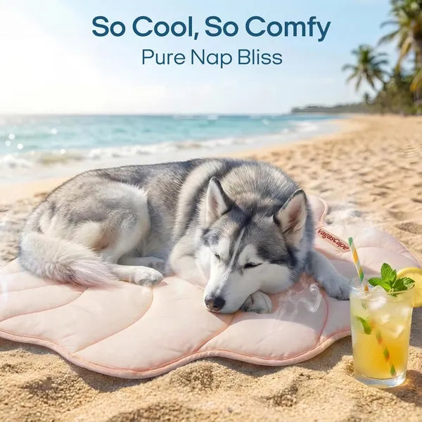 Dog Cooling Mat, Washable Pet Cooling Mat,Large 47" x 45" Thick & Durable Large Cooling Mat for Dogs, Portable Foldable Premium Cooling Pad for Indoor, Outdoor, Travel, Camping, Patio and Beach