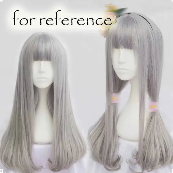 Fading Ash Grey 2 Tone Cosplay Full Wig 2