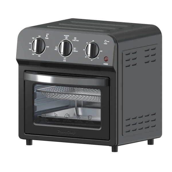 Family Size Air Fryer Toaster Oven Combo,13QT,360° Hot Air Circulation for Healthy Oil-Free Cooking, Multifunctional Convection Contertop Oven, Adjustable Time & Temp Control