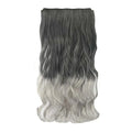 Gradient One-piece Two Tone Curly Clip-on Style 1