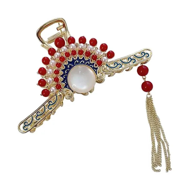 Hair Claw Clip with Tassel Style 1