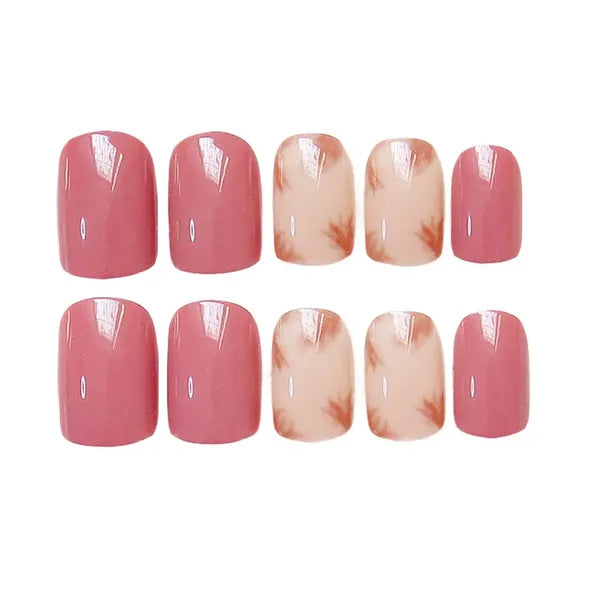 Nail Art Short Artificial False Nail Tips Decoration