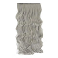 One-piece Curly Wave Hair Clip-on Hairpieces 5 Clips 20in