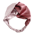 Pink Color Matching Headband Knotted Wide Hairband