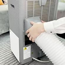 Portable Air Conditioner, 3-in-1 Cooling Dehumidifier Fan Unit with Rolling Wheels, Compact Room AC for Bedroom Apartment Office, Easy Window Installation Kit Included