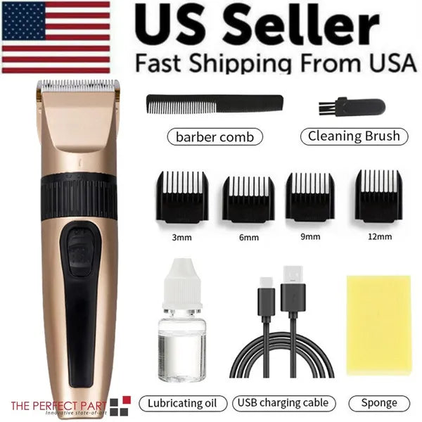 Professional Hair Clippers Trimmer Mens Barber