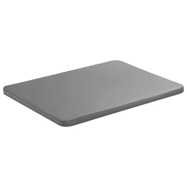 Queen Size Bunkie Board, 1.5 in Bed Board Slats with 200D Oxford Cloth, Wooden Mattress Support for Queen Size Bed, Easy Assembly Support under Mattress, 4 Piece, Gray