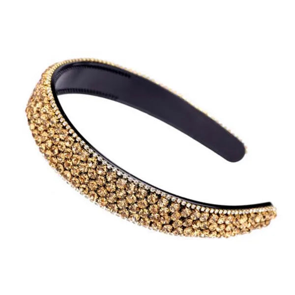 Rhinestone Hair Hoop Headband Bling Bling Beaded