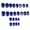 Royal Blue False Fingernails Artificial Nails