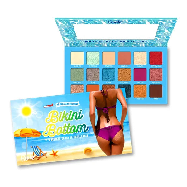 RUDE Bikini Bottom 18 Eyeshadow Palette