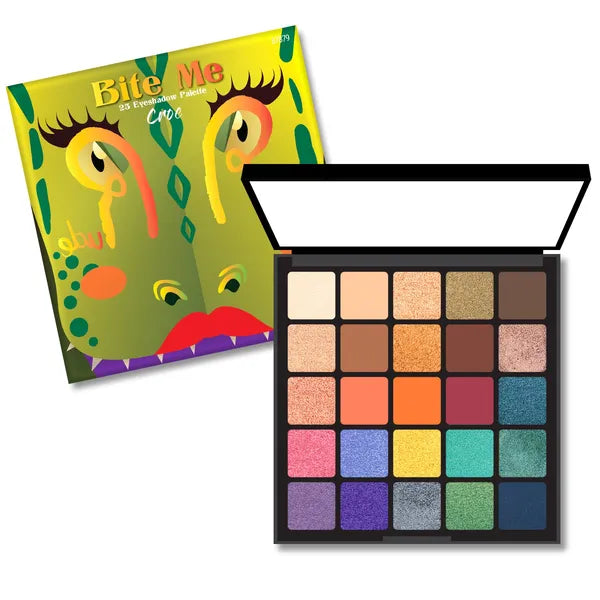 RUDE Bite Me 25 Eyeshadow Palette Croc