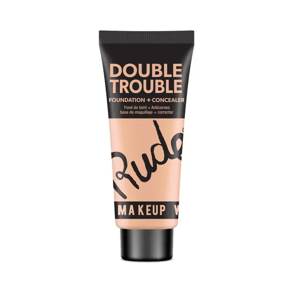 RUDE Double Trouble Foundation Concealer