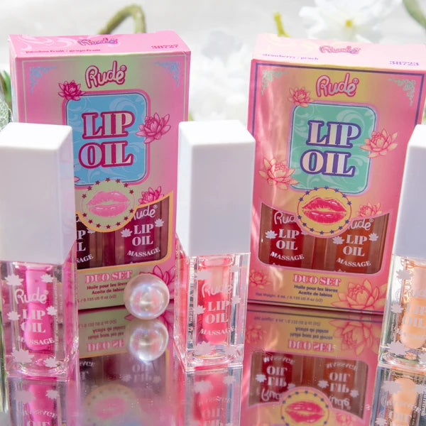 RUDE Lip Oil Massage Duo 2