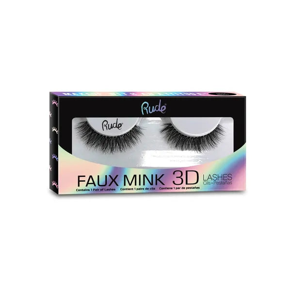 RUDE Lush Faux Mink 3D Lashes Accentuate