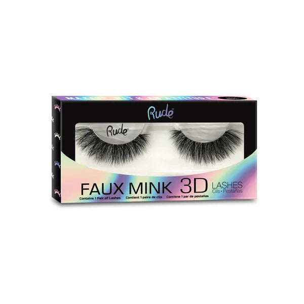 RUDE Lush Faux Mink 3D Lashes Narcissist