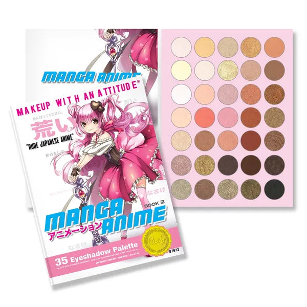 RUDE Manga Anime 35 Eyeshadow Palette Book 2