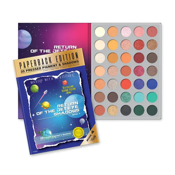 RUDE Return of the Jet Eyeshadows Palette Paperback